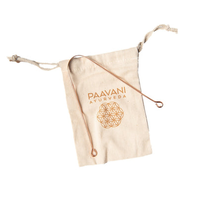 Copper Tongue Cleaner - Ayurvedic Tongue Scraping for Fresh Breath & Daily Detox