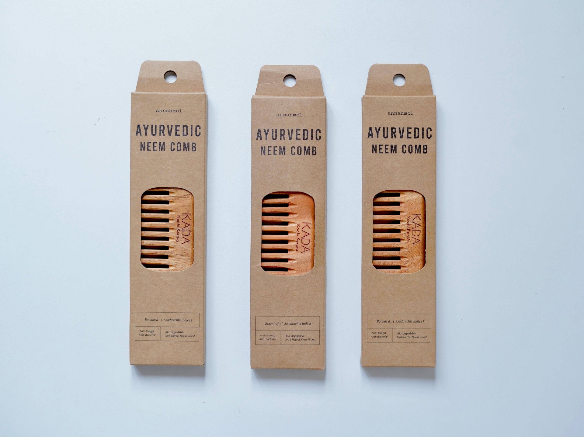 Ayurvedic Neem Wood Comb – Nourishment for Hair & Scalp - Velora Ritual