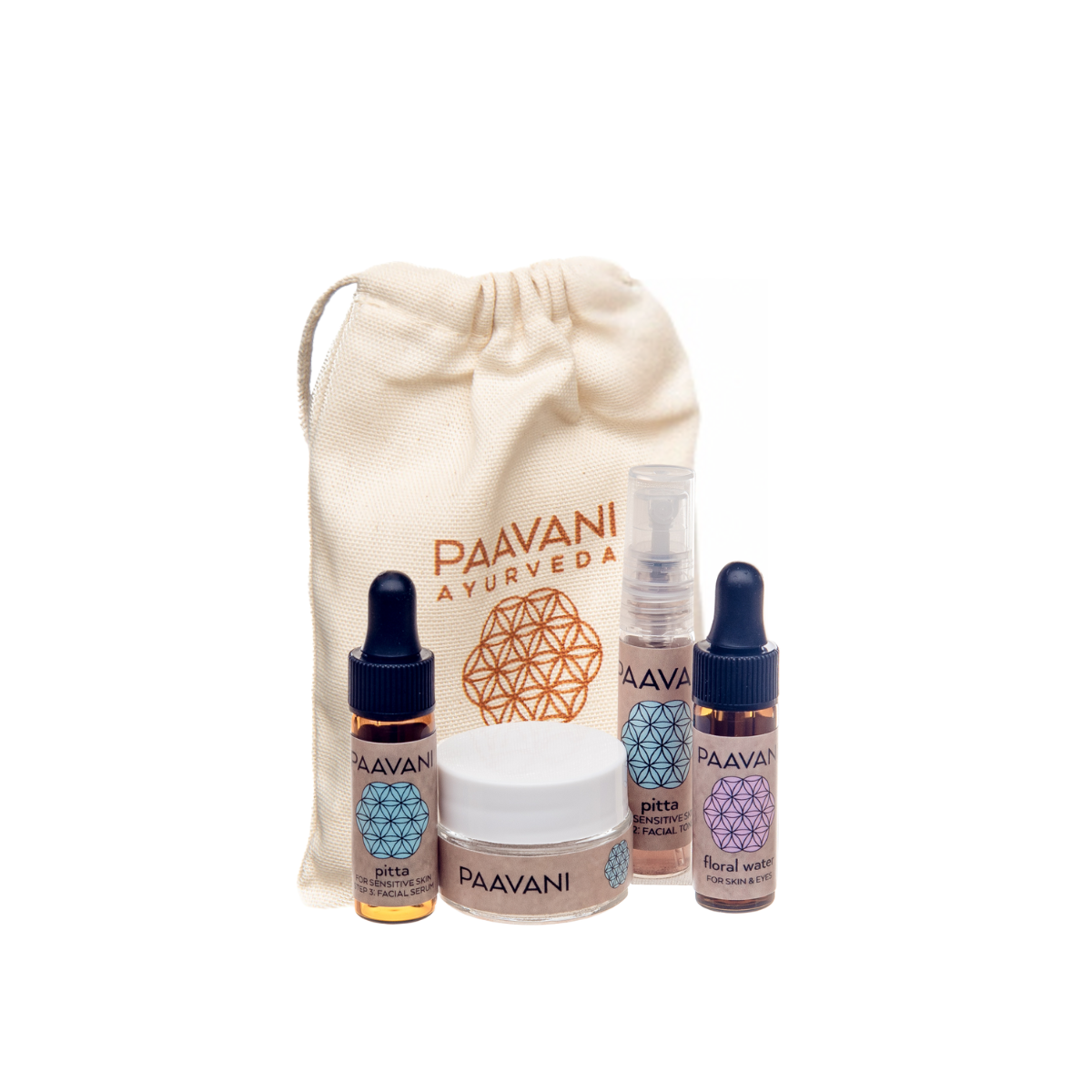 Pitta Skincare Ritual | Ayurvedic Set for Sensitive & Reactive Skin - Velora Ritual