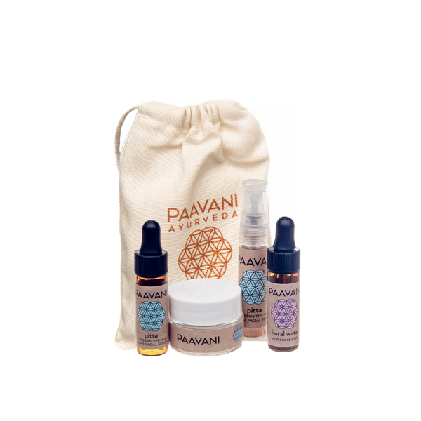 Pitta Skincare Ritual | Ayurvedic Set for Sensitive & Reactive Skin - Velora Ritual