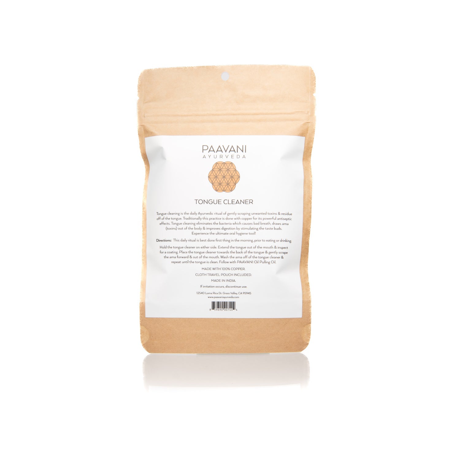 Copper Tongue Cleaner | Ayurvedic Tongue Scraping for Fresh Breath & Daily Detox - Velora Ritual