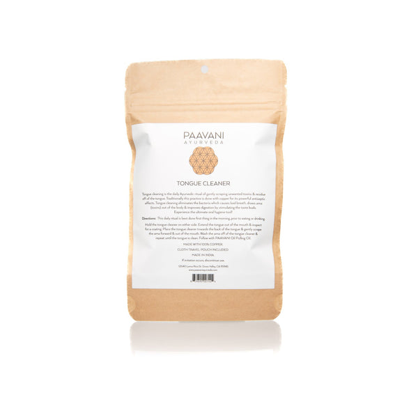 Copper Tongue Cleaner - Ayurvedic Tongue Scraping for Fresh Breath & Daily Detox