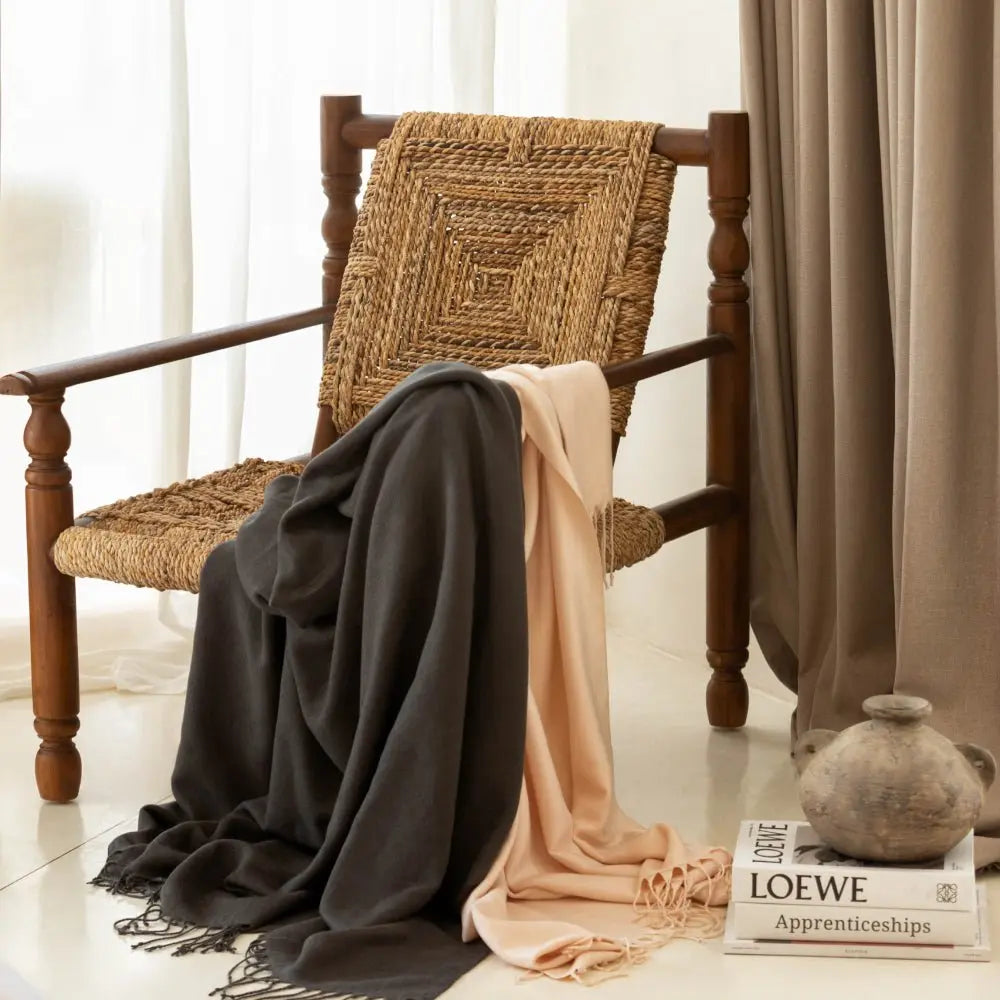 Vegan Cashmere Throw Blanket CleanBamboo® Luxe Comfort