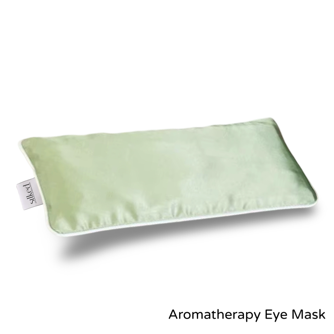 Silk Aromatherapy Weighted Eye Mask Pillow