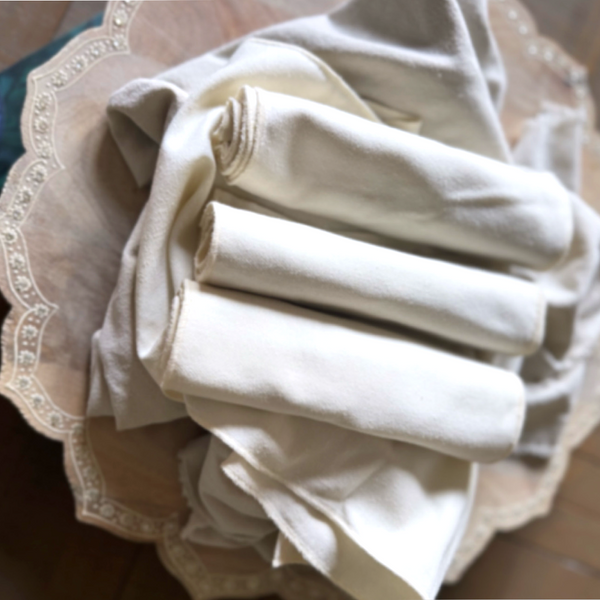 Magic Exfoliating Face/Hair Towel - 100% RAW Silk - Velora Ritual