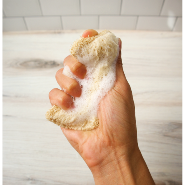 Natural Loofah Dish Sponges – Set of 2