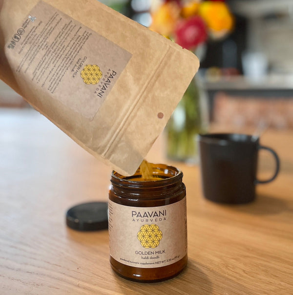 Golden Milk | Ayurvedic Turmeric Latte Blend with Ashwagandha & Shatavari - Velora Ritual