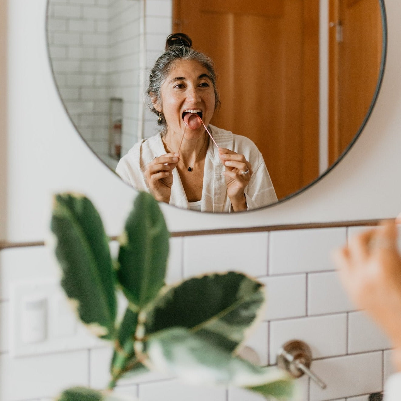 Copper Tongue Cleaner - Ayurvedic Tongue Scraping for Fresh Breath & Daily Detox