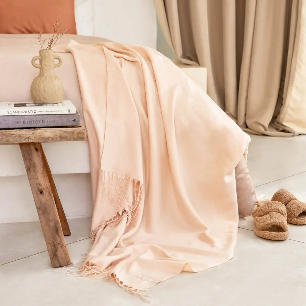 Vegan Cashmere Throw Blanket CleanBamboo® Luxe Comfort
