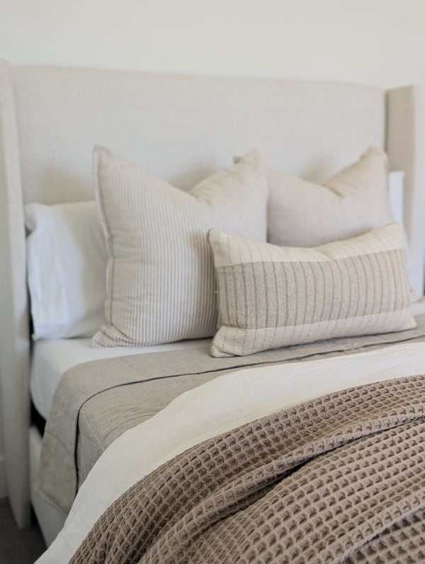 Organic Luxury Turkish Cotton Waffle-Weave Blanket