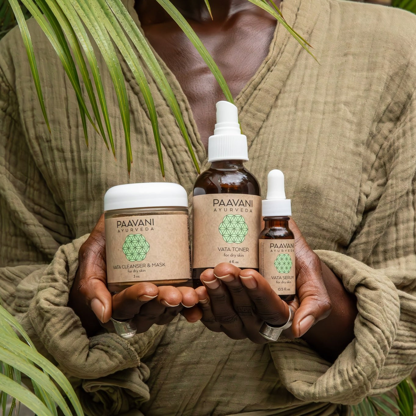 Vata Skincare Ritual - Ayurvedic Set for Dry & Delicate Skin