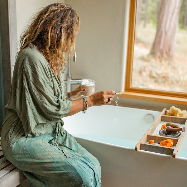 Coconut Milk Bath - Ayurvedic Herbal Soaking Ritual for Skin & Spirit