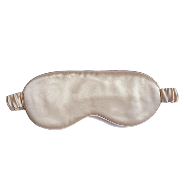Champagne Silk Eye Mask