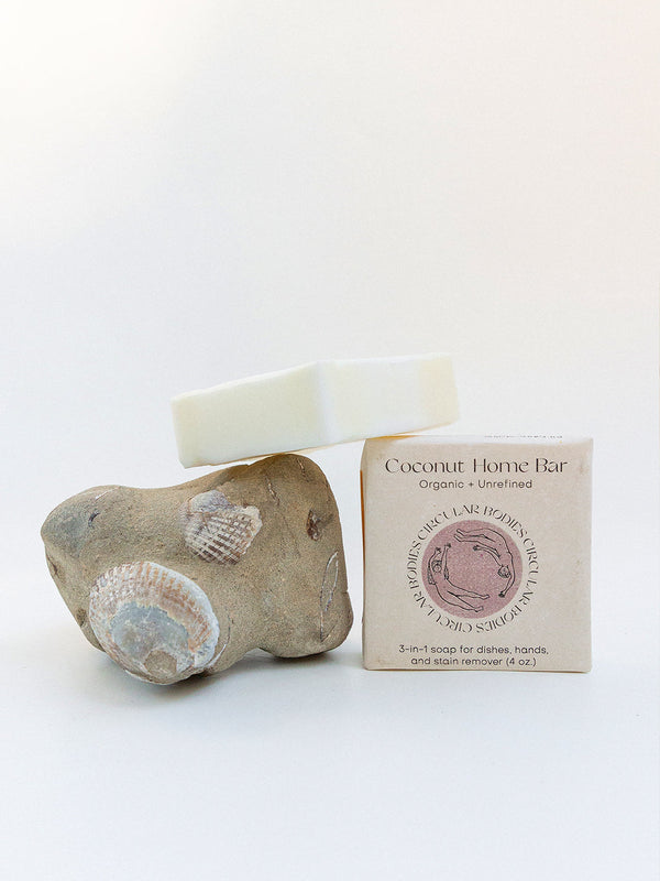 Earth-Crafted Coconut Cleaning Bar – 3-in-1 Organic Soap Set