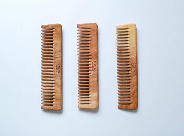 Ayurvedic Neem Wood Comb – Nourishment for Hair & Scalp - Velora Ritual
