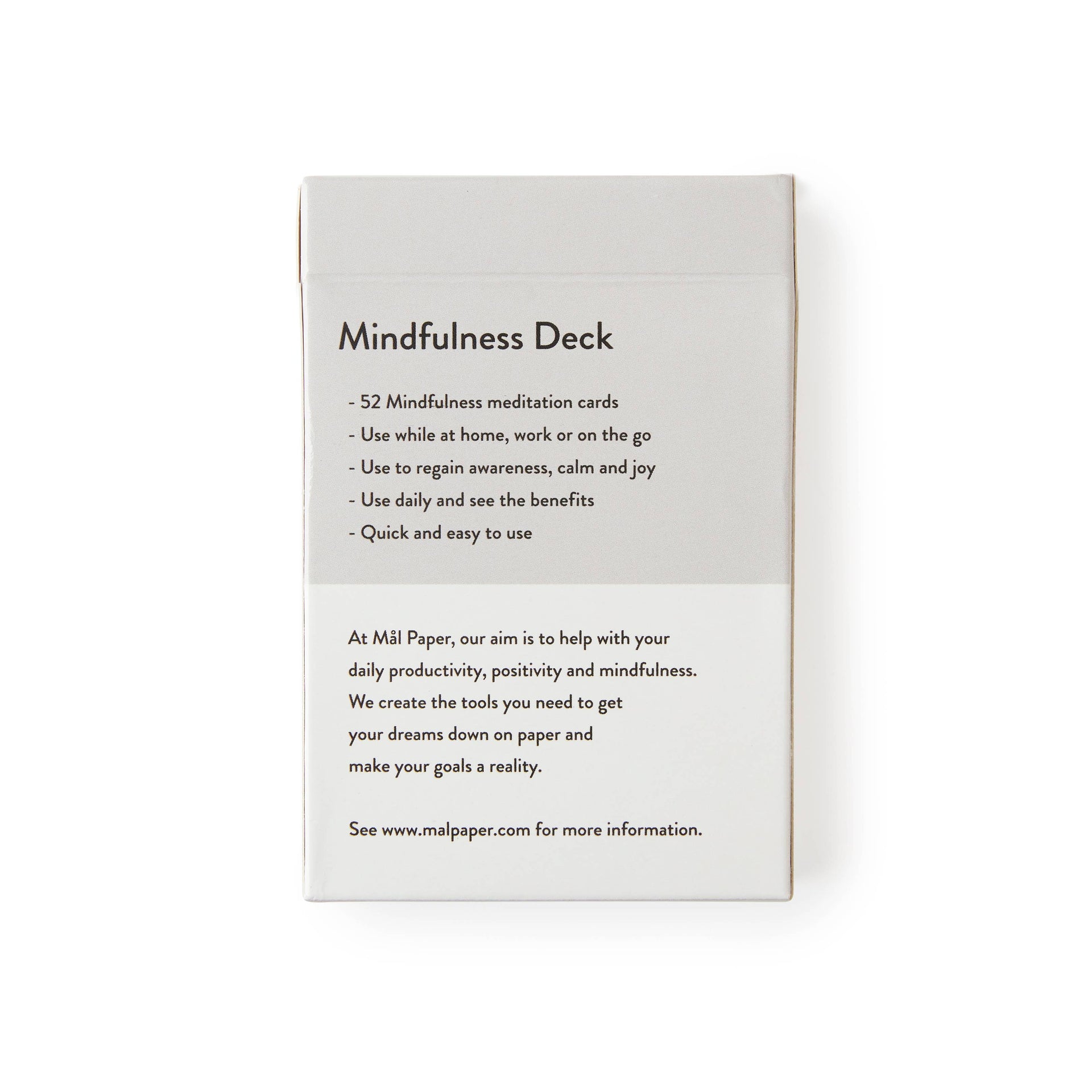 Mindfulness Meditation Card Deck - Velora Ritual
