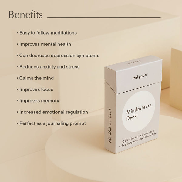 Mindfulness Meditation Card Deck - Velora Ritual